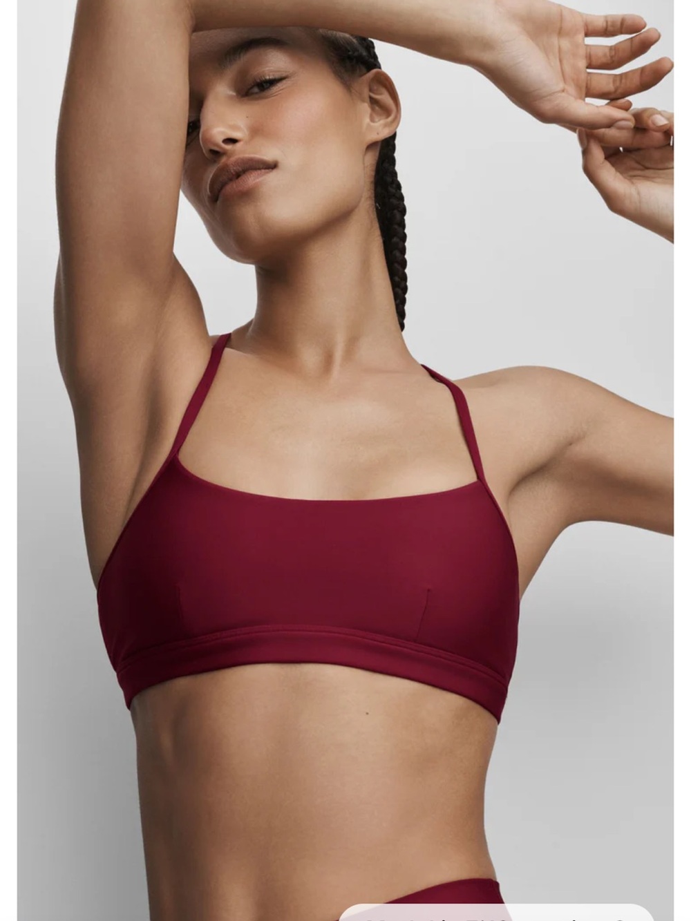 Alo Airlift Bra - romance red